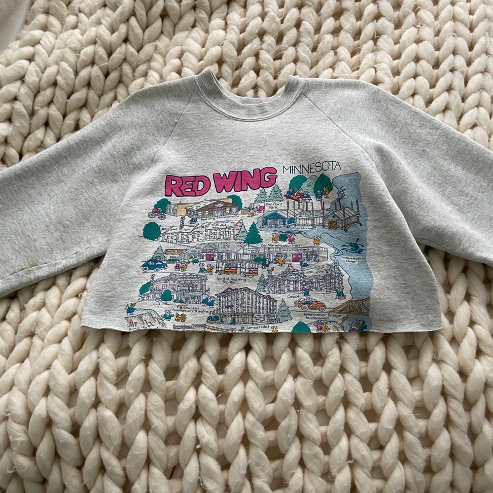 Cropped crew neck - Picture 5 of 9